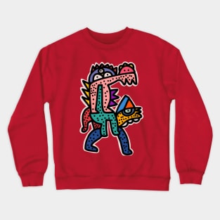 Cool Monster Street Art Graffiti Crewneck Sweatshirt